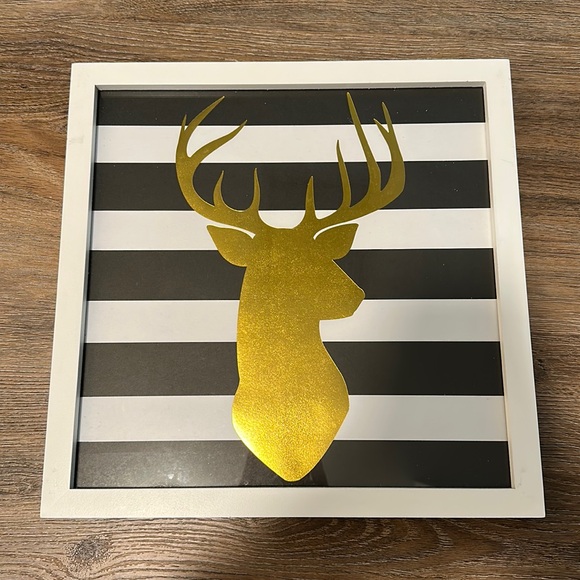 Other - Golden Deer Framed Artwork